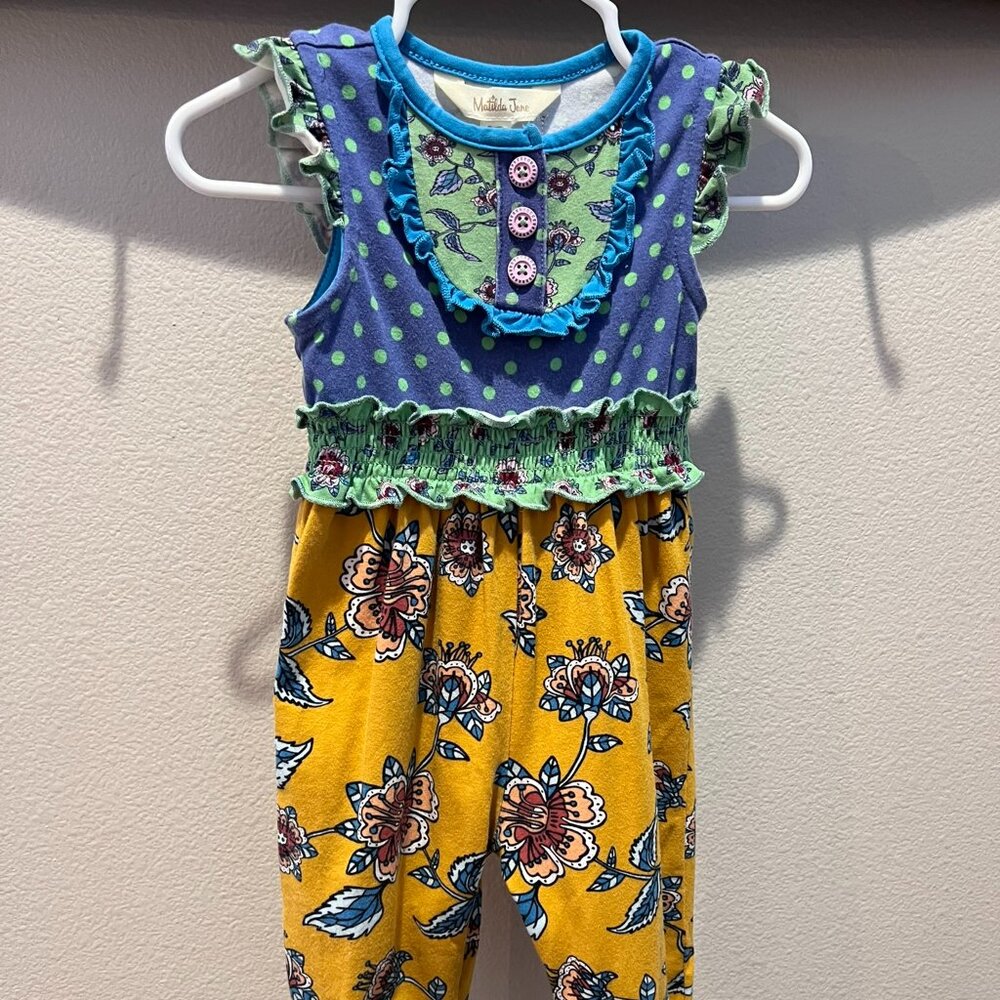 Matilda Jane romper in Size 3–6 months, in Good pre‑owned condition.